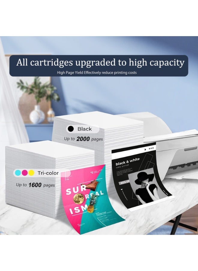 953 XL 953XL Ink Cartridges Multipack for HP 953XL Ink Cartridges by Upgrade, Work for HP Officejet Pro 7720 7730 7740 8210 8710 8720 8725 8730 8740 （4pk） - Image 3